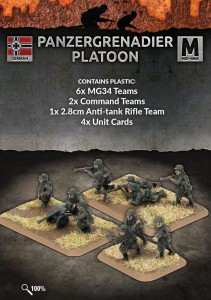 GE757 Panzergrenadier Platoon (40 figs Plastic)