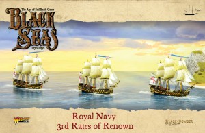 Black Seas Royal Navy 3rd Rates of Renown