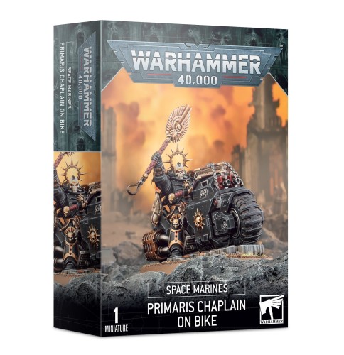 Space Marines -Primaris Chaplain on bike