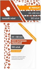 Koszulki Rebel 44x68 mm Mini Euro Premium