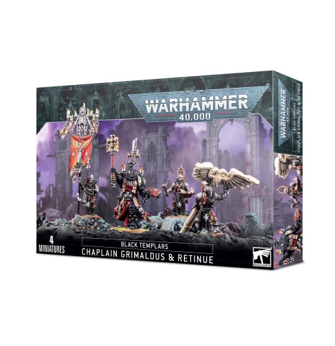 Black Templars Chaplain Grimaldus &amp; Retinue