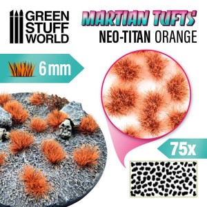 GSW Martian Fluor Tufts - NEO-TITAN ORANGE