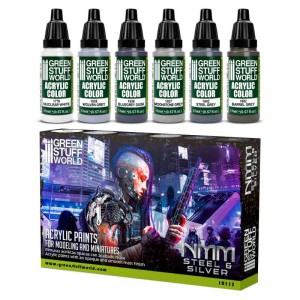 GSW Paint Set - NMM Steel and Silver