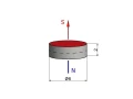 Magnes Neodymowy Walec 6x2 mm