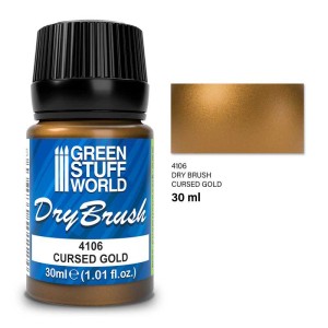 GSW Metallic Dry Brush - CURSED GOLD 30 ml