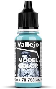 Vallejo: 70.753 - Model Color - Light Blue Green (18 ml)