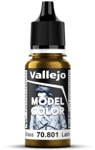 Vallejo: 70.801 - Model Color - Metallic - Brass (18 ml)