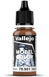 Vallejo: 70.981 - Model Color - Orange Brown (18 ml)