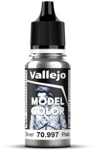 Vallejo: 70.997 - Model Color - Metallic - Silver (18 ml)