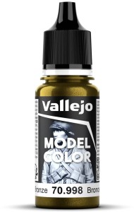 Vallejo: 70.998 - Model Color - Metallic - Bronze (18 ml)