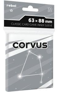 Koszulki na karty Rebel (63x88 mm) Corvus Inner Sleeve Light, 100 sztuk