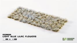 Gamers Grass Light Blue Lilac Flowers