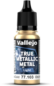Vallejo: 77.103 - True Metallic Metal - Light - Imperial Gold (18 ml)