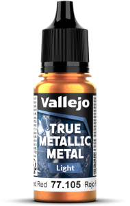 Vallejo: 77.105 - True Metallic Metal - Light - Forged Red (18 ml)