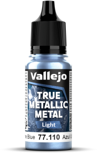 Vallejo: 77.110 - True Metallic Metal - Light - Ultramarine Blue (18 ml)