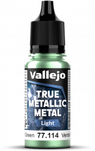 Vallejo: 77.114 - True Metallic Metal - Light - Dusken Green (18 ml)