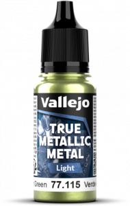 Vallejo: 77.115 - True Metallic Metal - Light - Amber Green (18 ml)