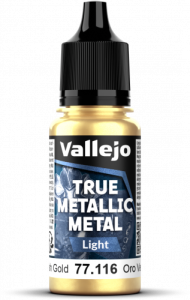 Vallejo: 77.116 - True Metallic Metal - Light - Greenish Gold (18 ml)