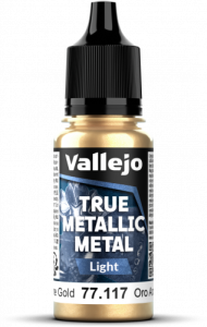 Vallejo: 77.117 - True Metallic Metal - Light - Arcane Gold (18 ml)