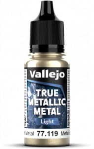Vallejo: 77.119 - True Metallic Metal - Light - Aged Metal (18 ml)