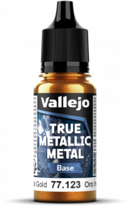 Vallejo: 77.123 - True Metallic Metal - Base - Imperial Gold (18 ml)