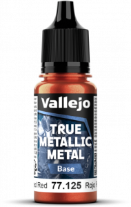 Vallejo: 77.125 - True Metallic Metal - Base - Forged Red (18 ml)