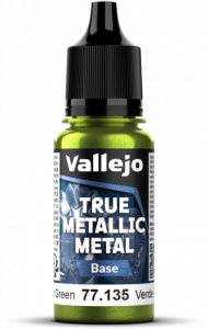 Vallejo: 77.135 - True Metallic Metal - Base - Amber Green (18 ml)