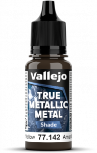 Vallejo: 77.142 - True Metallic Metal - Shade - Radiant Yellow (18 ml)