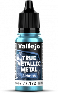 Vallejo: 77.172 - True Metallic Metal - Airbrush - Hydra Turquoise (18 ml)