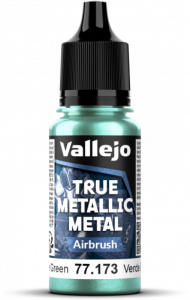 Vallejo: 77.173 - True Metallic Metal - Airbrush - Beetle Green (18 ml)