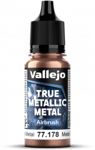 Vallejo: 77.178 - True Metallic Metal - Airbrush - Rusty Metal (18 ml)