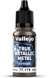 Vallejo: 77.179 - True Metallic Metal - Airbrush - Aged Metal (18 ml)