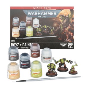  WARHAMMER 40000 ORKS PAINTS SET