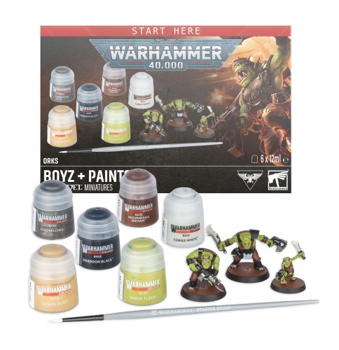 WARHAMMER 40000 ORKS PAINTS SET