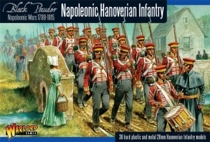 Napoleonic Hanoverian Line Infantry plastic boxed set