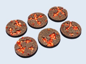 Chaos Waste Bases, Round 40mm (2) 