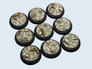 Wasteland Bases, WRound 30mm (5)