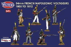 VX5403 - 54mm French Napoleonic Voltigeurs 1805 - 1812
