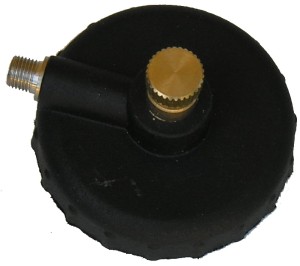 Nakrętka z zaworem na butlę ze sprężonym powietrzem 